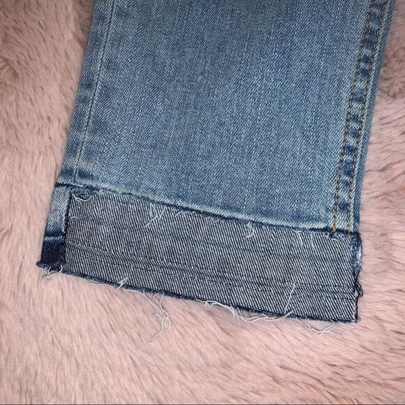 rag & bone Capri Step Frayed Hem Light Wash Skinny Jeans Wiley Size: 27 - Picture 12 of 16